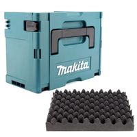 Makita MAKPAC 3 Coffret + Insert universel pour outils sans fil Makita 18V ( Visseuses, Scies, Ponceuses )