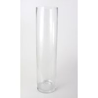 Vase cylindrique - Vase en verre SANSA, transparent, 100 cm, Ø 20 cm - Vase en verre transparent - Vase cylindre - INNA Glas