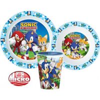 Ensemble repas pour enfant "Sonic" - Livré en vrac - sans BPA