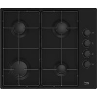 Table De Cuisson Gaz Bosch PNP6B6B90 - 60 Cm, 4 Brûleurs, Noir Intégrable