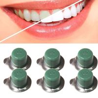 Mxzzand Pâte de polissage dentaire 6 pièces pâte à polir les dents dentaires blanchissant les dents beaute des Rose, Vert