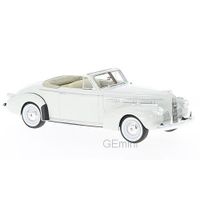 Miniatures montées - LaSalle séries 50 cabriolet gris 1940 1/43 NEO