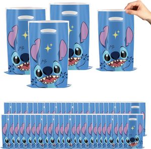 12 Sacs Cadeaux Anniversaire Barb - Avec Autocollants - Papier Kraft - Pour Bonbons Et Petits Cadeaux