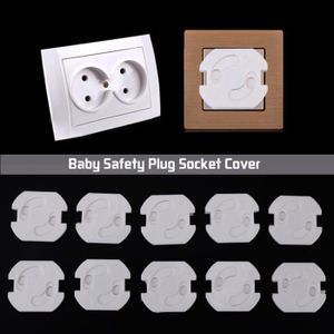 Blanc 10pcs Prise Electrique Dispositifs De Securite Pour Bebe A Fermeture Prise Murale Prises De Couverture Garde De Securite Pour Enfants Socket Prises De Protection Securite Domestique Caches Prises Blanc 10pcs Prise Electrique Dispositifs De Securite Pour Bebe A Fermeture Prise Murale Prises De Couverture Garde De Securite Pour Enfants Socket Prises De Protection Securite Domestique Caches Prises