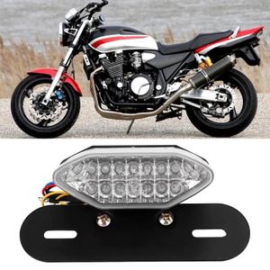 GOOFIT Transparent universel pour moto Indicateur LED Tour Signal de lumi/ère pour v/élo scooter ATV Pocket Bike