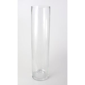 Transparent /Ø19cm Vase cylindrique//Vase Transparent 50cm Cylindre//Rond INNA Glas Vase /à Poser au Sol en Verre Sansa