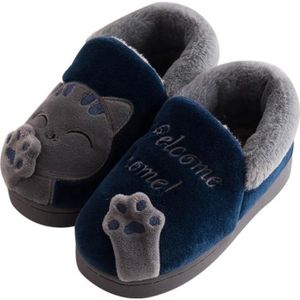 36-41 Enfants pantoufles chaussons Haribo bleu femmes fille taille 36-41 Enfants pantoufles chaussons Haribo bleu femmes fille taille