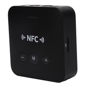 RÉCEPTEUR - DÉCODEUR   Qiilu Récepteur NFC Transmetteur TV Voiture Haut-p