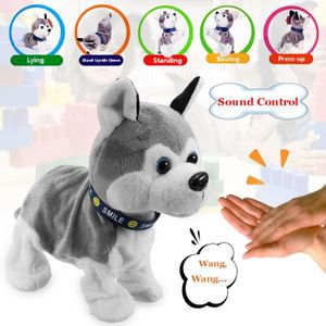 Pafolo Jouet Chien Interactif, Chien en Peluche Qui Court et Aboie, Animaux  de Compagnie Chien, Peluche Interactive avec Marche,400