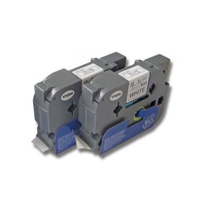 210 E 2430 PC comme TZ-SE4 TZE-SE4. 2400 E 1950 VP Ruban Cassette Cartouche 18mm vhbw pour Brother P-Touch 1850 VP 2420 PC