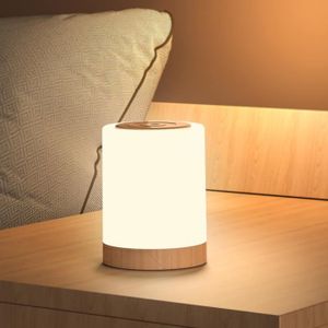 Lampe de table robotique lampe de chevet en bois - Cdiscount