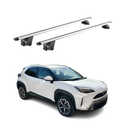 Barres De Toit Intermédiaires Grises - 2 Pièces - Compatibles Toyota Yaris Cross 2020-2025 - Acpar