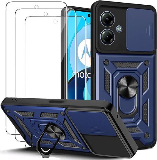 Coque Honor 400 5G Avec Cache Caméra Coulissant & Support Magnétique 360° - Protection Anti-Choc