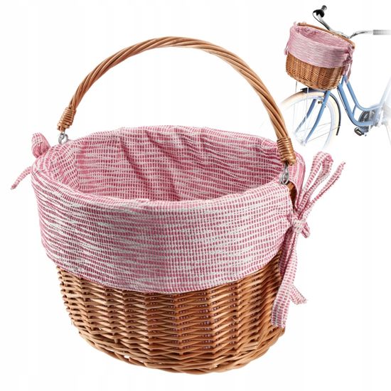 2X(PANIER EN OSIER Fabriqué à La Main En Osier Camping Panier De Pique