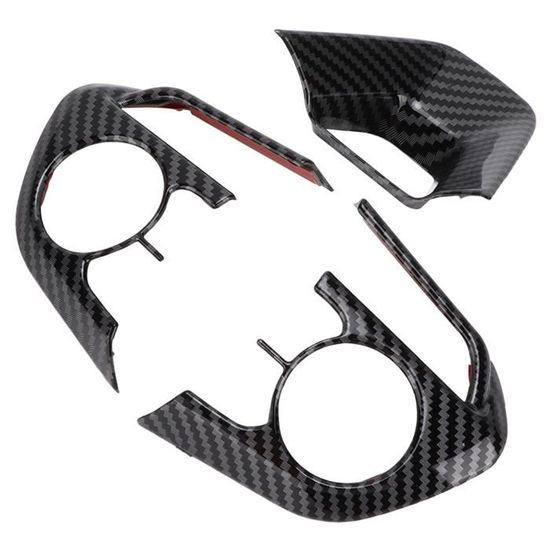 Cadre De Volant En Fibre De Carbone Brillant Et Cuir Nappa - Garniture Sport Pour BMW M5 X3 X4 F90 G30 G01 G02