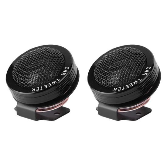 Lot 2 Haut-Parleurs Tweeter Audio Carré Voiture 500W - Son Clair Et Puissant