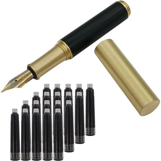 Stylo Plume Ancien Jumbo Japon – Bois Et Laiton, à Piston, Occasion Rare