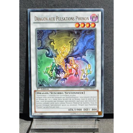 YU-GI-OH! - Phonon Pulse Dragon (PRIO-EN055) - Origen Primal - 1ª Edición - Raro