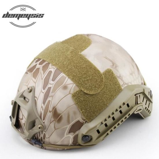 Casque Tactique Airsoft/paintball Motif Camouflage HDE/Woodland - État Correct