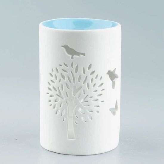 Bougeoir Bougie Chauffe-Plat Brûleur à Huile, Four D'Aromathérapie