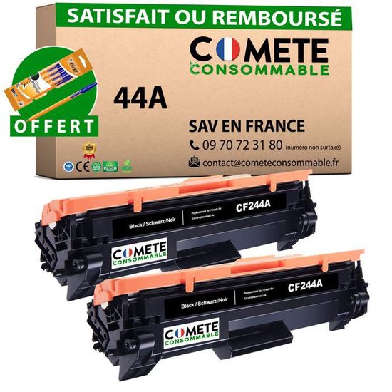 Toner Compatible M15 M28 Cartouche Toner Comete 44A - Compatible HP 44A/ CF244A - Pour LaserJet Pro M15, M28, Etc. - 1000 Pages Toner Imprimante Laser