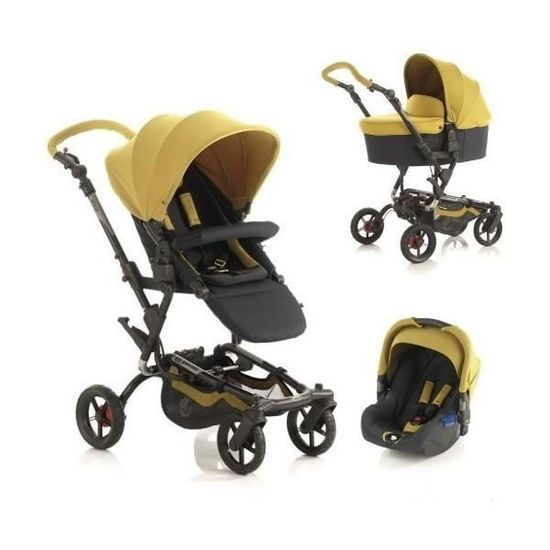 poussette jaune