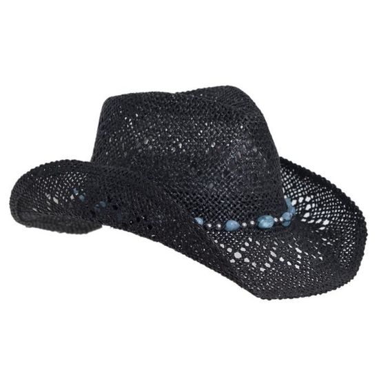 Chapeau de paille Cow-boy Style à prix minis sur