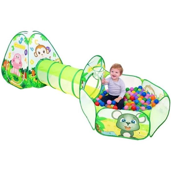 Decopatent® Ballenbak MET Speeltent EN Speeltunnel - Ballenbak