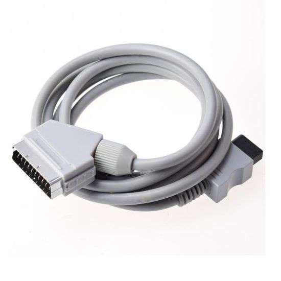 Carte Graphique 4go Câble Péritel SCART RGB Pour Sega Genesis 2 / Mega Drive 2 (PAL) - Longueur 1,80 M, Qualité Straße Game Wii Peritel