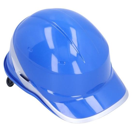 Casque De Sécurité Bleu - Anti-Écrasement, Bande Réfléchissante, Réglable - Norme EN397 Pour Chantier