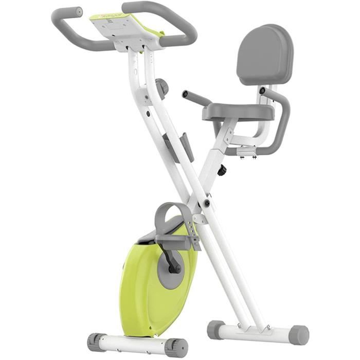 Mini vélo d'appartement intérieur LED Affichage vélo de Spinning magnétique Pliable équipement de Fitness à Domicile, adapté po A164