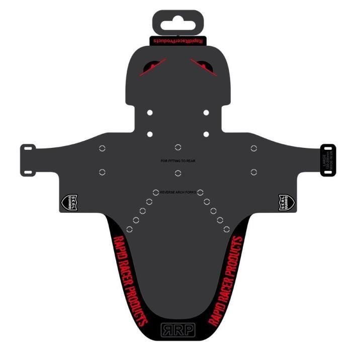 RRP Garde-boue Enduroguard Standard - Noir et rouge