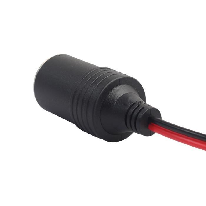12-24 Femme voiture Adaptateur allume-cigare EMBROCHABLE Branchez le câble yt002