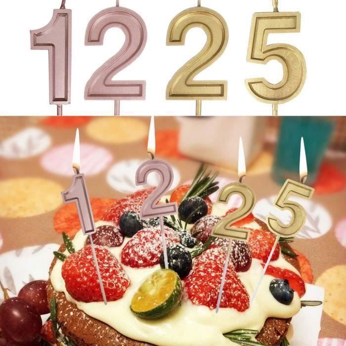 objet décoratifNumber 1225 Birthday Numeral Candles Number Cake Decor for Adult-Kids PartyYYW81115086SAN10729 Gr21043