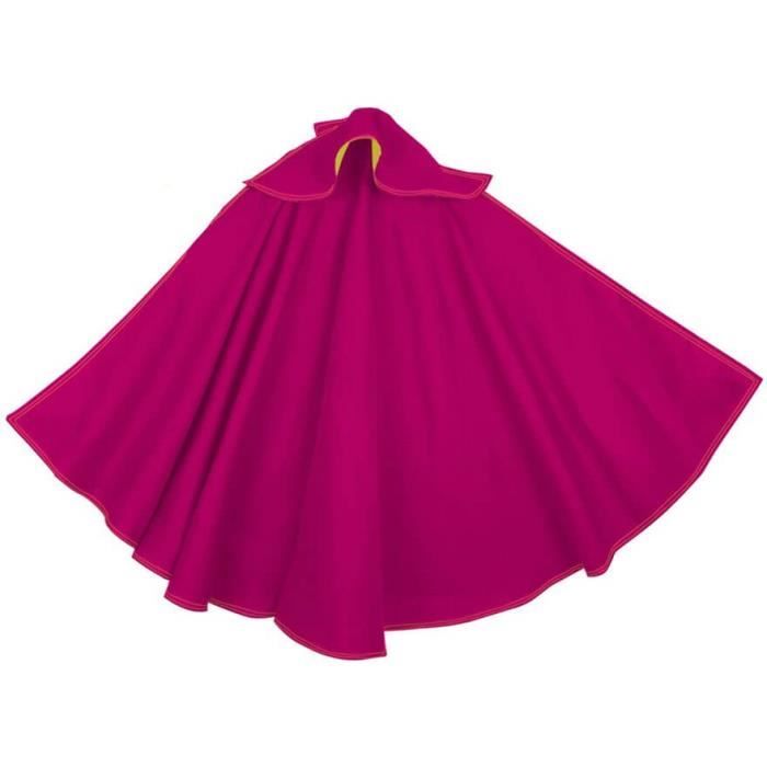 Cape de Torero Rose pour adulte de 180x110 cm