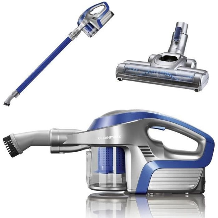 CLEANmaxx batterie portable silencieux 2in1 aspirateur à cyclone, sans fil