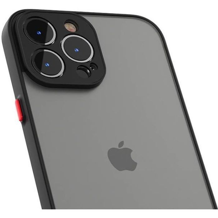 Coque iPhone 13 Pro (6.1') Protection Ultra Fin Silicone Mat - Noir