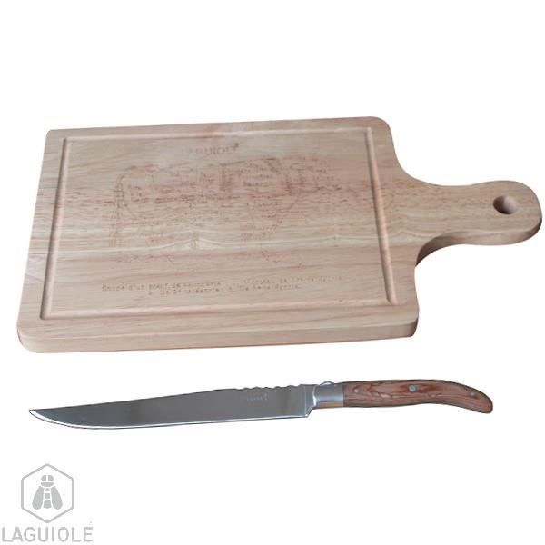 planche à découper la viande, et son couteau