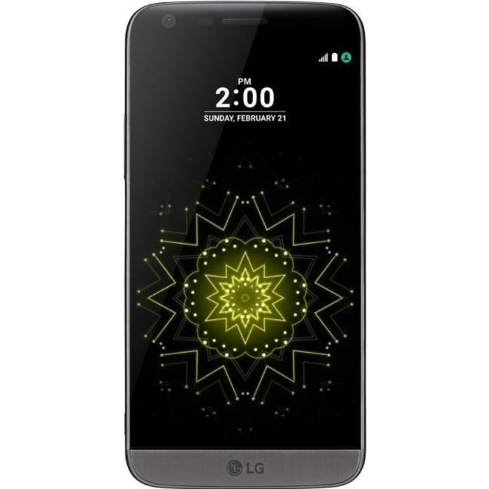 LG G5 Smartphone débloqué 4G (Ecran: 5,3 pouces - 32 Go - Simple Nano-SIM - Android) Gris