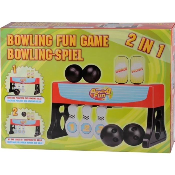 Comment Mettre Ses Doigts Dans Une Boule De Bowling Jeu de bowling 2en1 - Cdiscount Jeux - Jouets