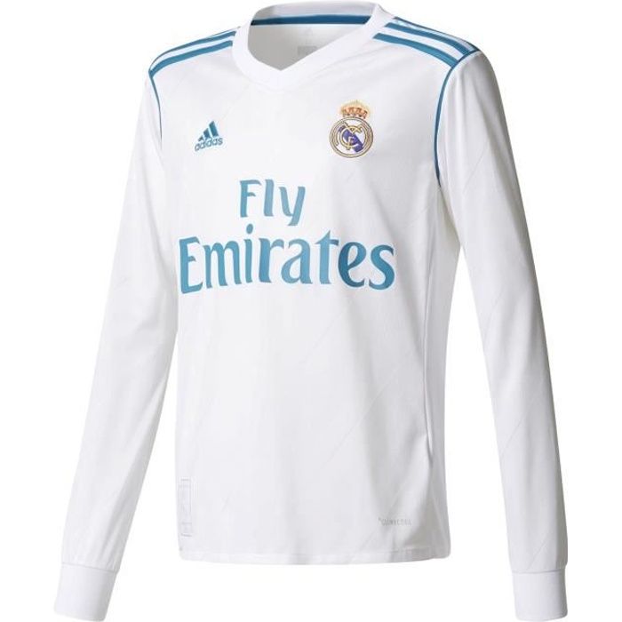 Maillot Domicile junior manches longues Real Madrid 2017-2018