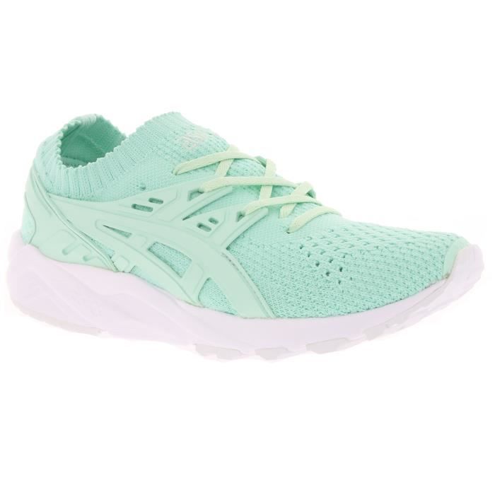 asics Gel Kayano Trainer Knit Femmes Sneaker vert H7N6N 8787