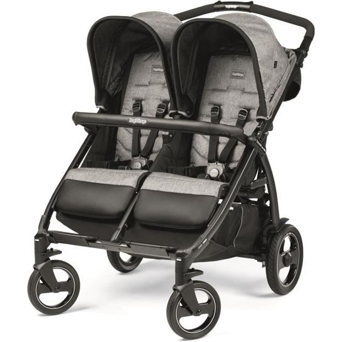 PEG PEREGO Poussette Double Book For Two - Gris cinder