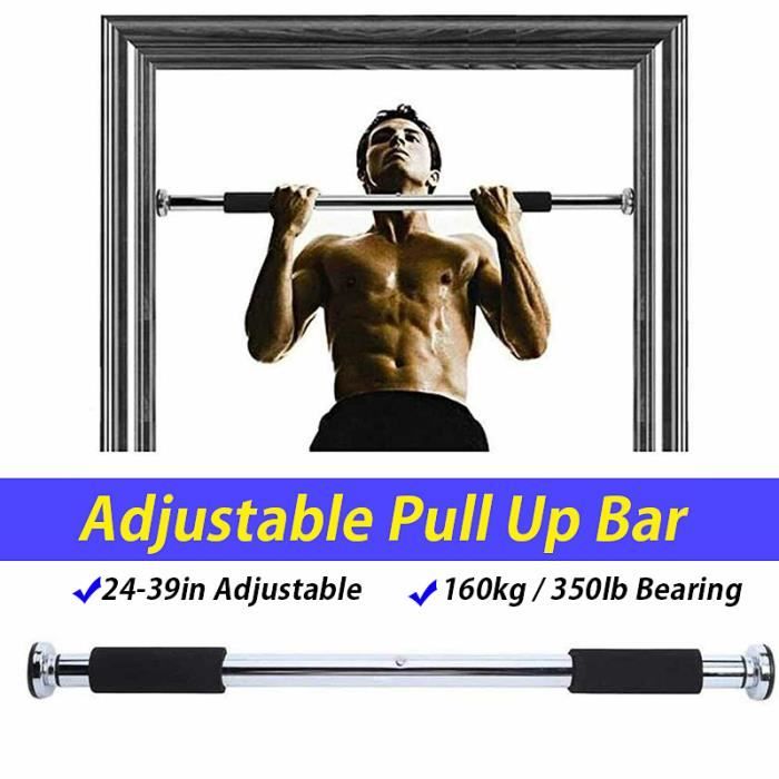 160 kg Barre de Traction de Porte Gym Barre Horizontale de Porte de Gym Exercice Fitness