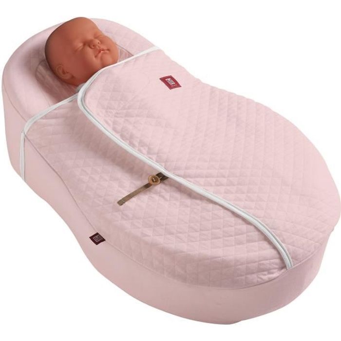 RED CASTLE Cocoonacover en fleur de coton légère - Rose poudré