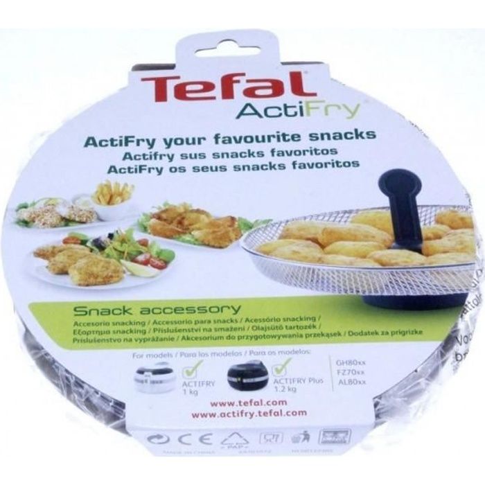 GRILLE SNACKING POUR FRITEUSE ACTIFRY SEB *Modèles d'appareil concernés : XA701072 XA701070 XA701074