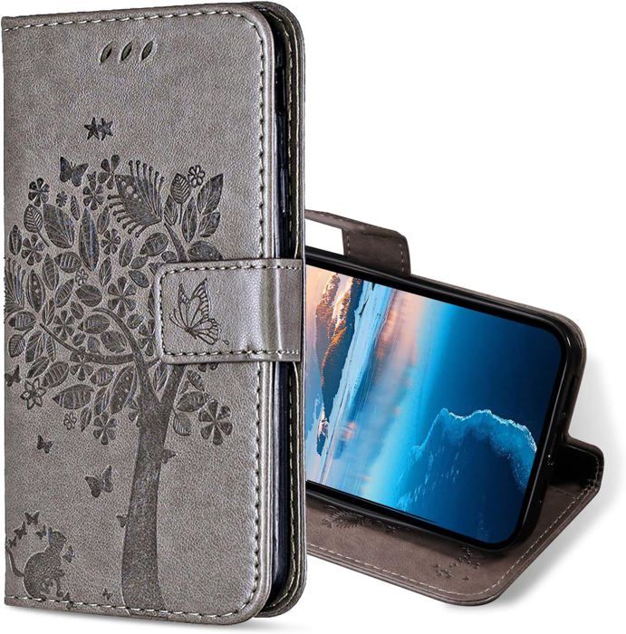 Coque OnePlus Nord 2T 5G en Cuir PU, Étui Rabat Portefeuille Antichoc pour OnePlus Nord 2T 5G