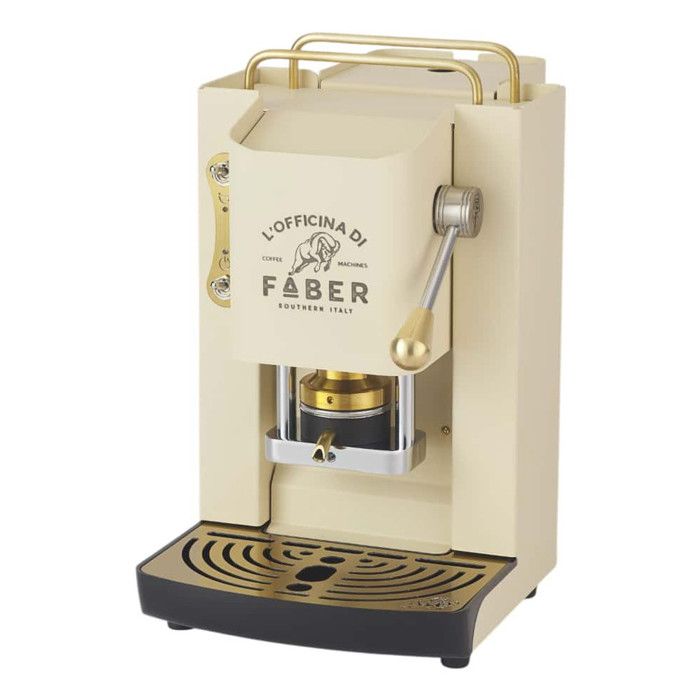 Faber Macchina Caffè Cialde Automatica / Manuale 13L 15 bar Bianco Acciaio Inox - Faber