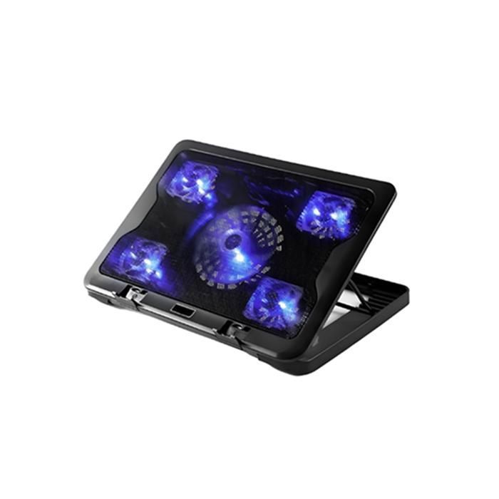 Pad De Refroidissement Pour Ordinateur Portable TopMate - 5 Ventilateurs, Réglable En Hauteur - Occasion état Nickel