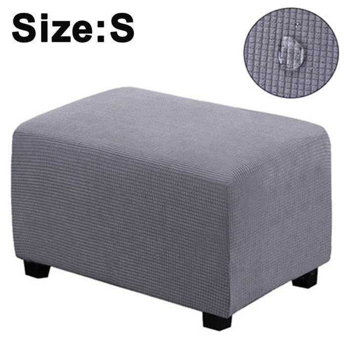 Housse Extensible pour Pouf Protecteur de Meubles Souple avec Fond Élastique Pratique et Élégante YYV